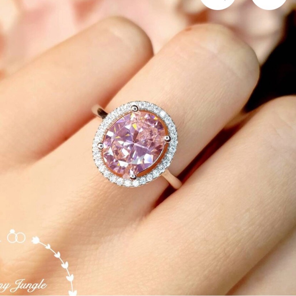 Pink And Silver Ring - image 2